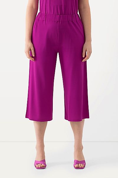 Ulla Popken Culotte Slinky-Culotte wadenlang weites günstig online kaufen