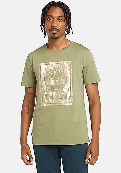 Timberland T-Shirt STACK LOGO Camo Short Sleeve Tee in großen Größen günstig online kaufen