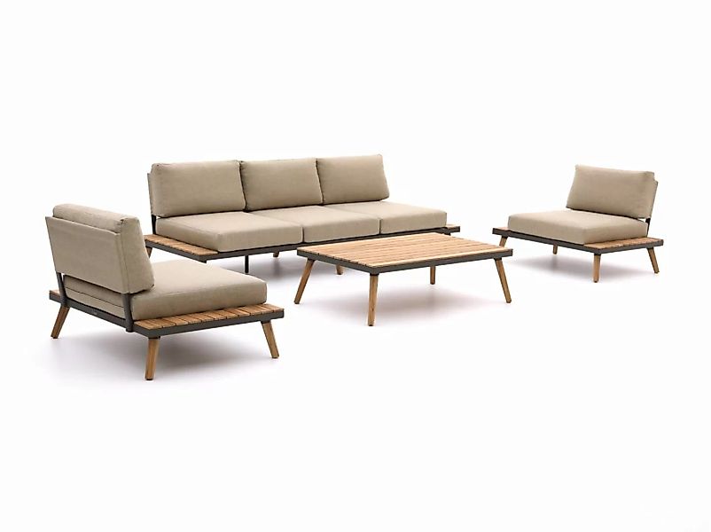 Intenso Fonteno Sessel-Sofa Lounge-Set 4-teilig günstig online kaufen
