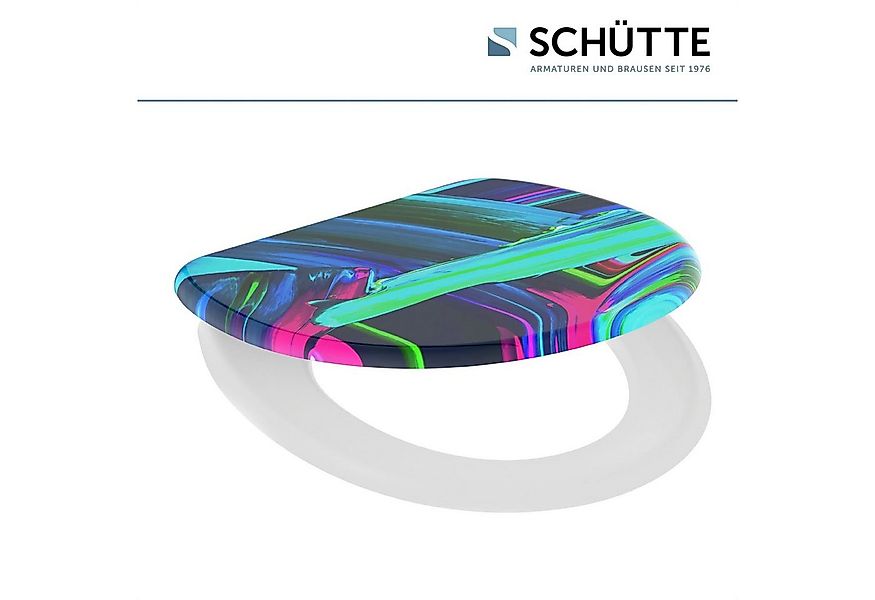 Schütte WC-Sitz New Art, bruchsicher und kratzfest, Absenkautomatik, Standa günstig online kaufen