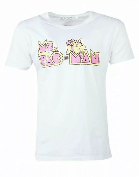 DIFUZED T-Shirt Pac-Man - Ms. Pac-Man Logo günstig online kaufen