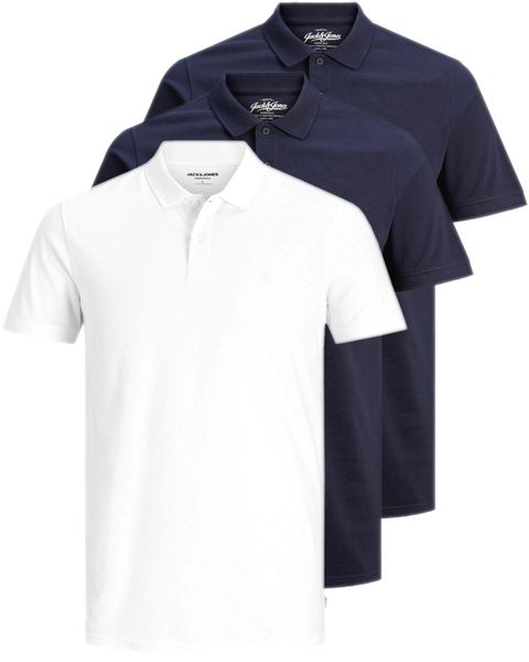 Jack & Jones Poloshirt (3er-Pack) in günstig online kaufen