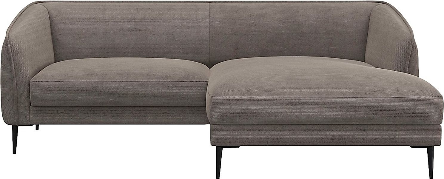FLEXLUX Ecksofa "Belle Designsofa, bequem durch Kaltschaum im Sitz, OTTOs C günstig online kaufen