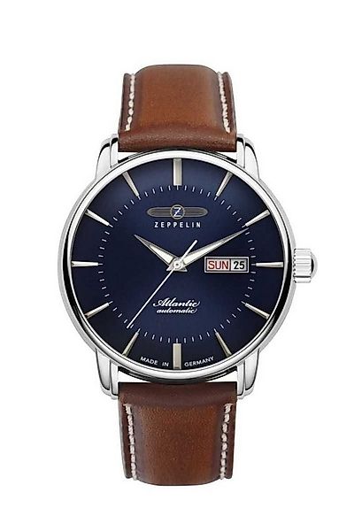 ZEPPELIN Automatikuhr Atlantic Herrenuhr Lederband 40 mm 8466-3, Made in Ge günstig online kaufen