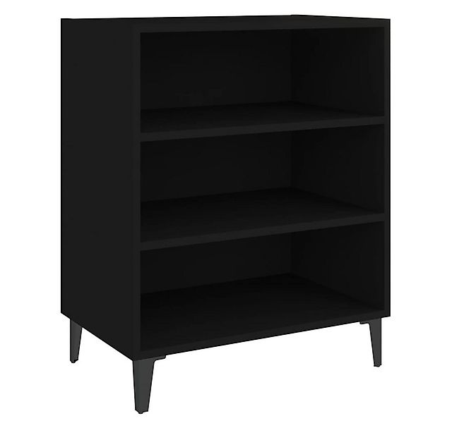 vidaXL Sideboard Sideboard Schwarz 57x35x70 cm Holzwerkstoff (1 St) günstig online kaufen