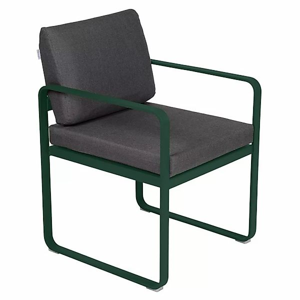 Bellevie Sessel Outdoor 02 Zederngrün A3 Graphitgrau günstig online kaufen