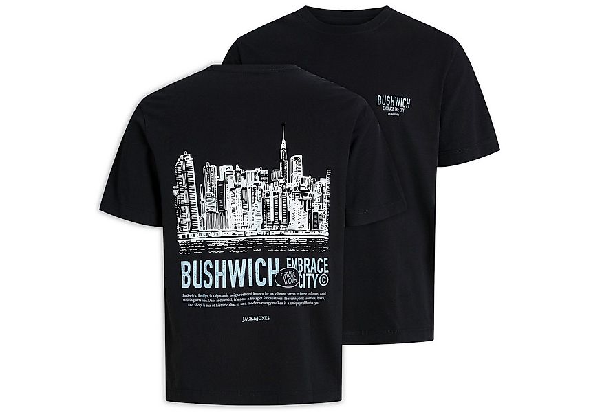 Jack & Jones Rundhalsshirt Jack&Jones T-Shirt schwarz XXL JORYORK Rückenpri günstig online kaufen