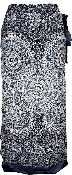 Guru-Shop Minirock Langer Wickelrock, Strandrock, Sommerrock -.. günstig online kaufen