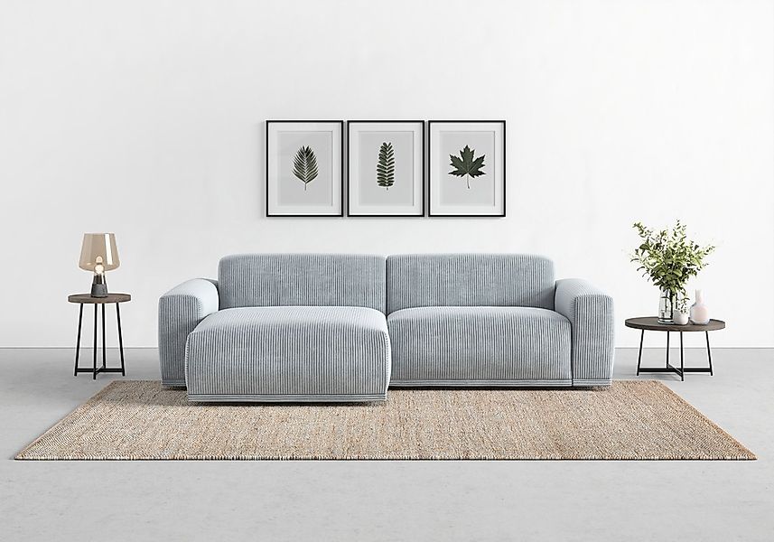 TRENDMANUFAKTUR Ecksofa "Braga, mit hochwertigem Kaltschaum, L-Form, in Cor günstig online kaufen