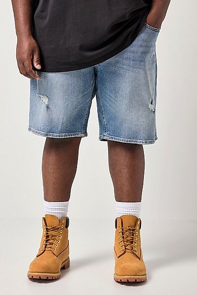 STHUGE Sweathose STHUGE Jeans-Bermuda Bauchfit 5-Pocket Baggy Fit günstig online kaufen