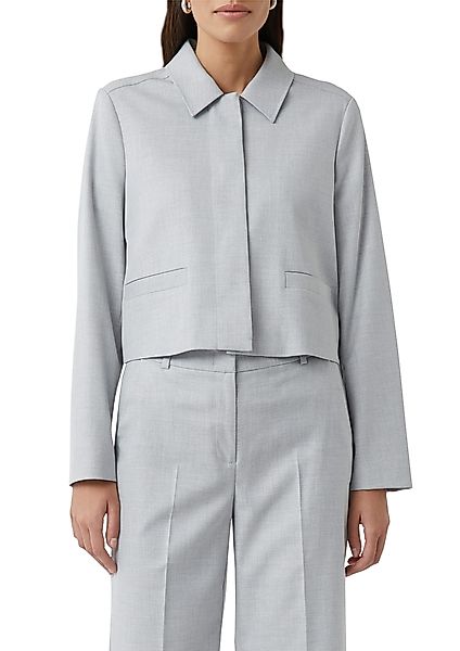 Comma Jackenblazer kurz, mit Hemdkragen und günstig online kaufen