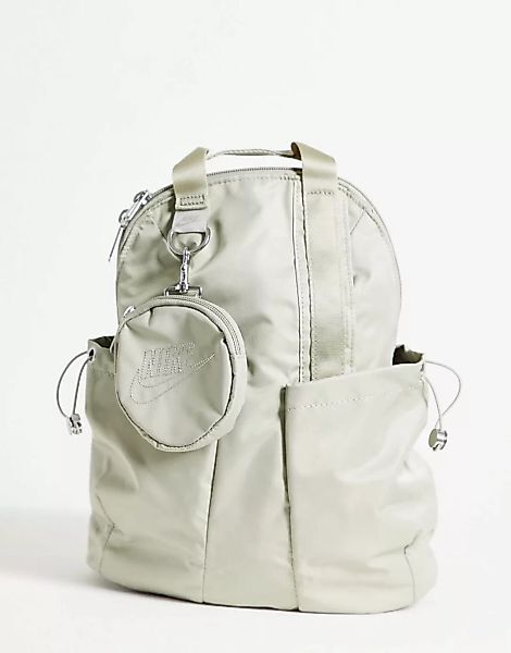 Nike – Futura Luxe – Mini-Rucksack in Stein-Weiß günstig online kaufen