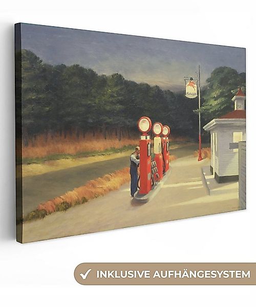 OneMillionCanvasses® Leinwandbild Benzin - Edward Hopper, Fotodruck (1 St), günstig online kaufen