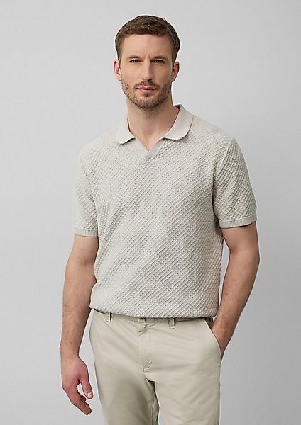s.Oliver Kurzarmshirt Strickpullover Gestricktes Poloshirt mit Struktur und günstig online kaufen