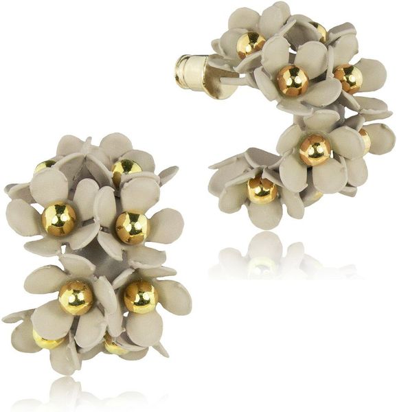 LUISIA® Paar Ohrstecker Halb Creolen Ohrringe günstig online kaufen