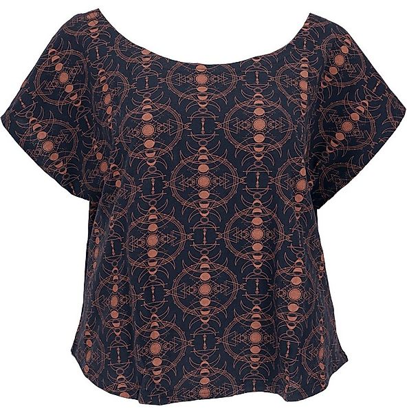 Guru-Shop T-Shirt Weites Damen T-Shirt, oversize Goashirt mit.. alternative günstig online kaufen