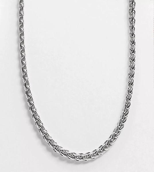 Reclaimed Vintage – Inspired – Silberfarbene Halskette günstig online kaufen