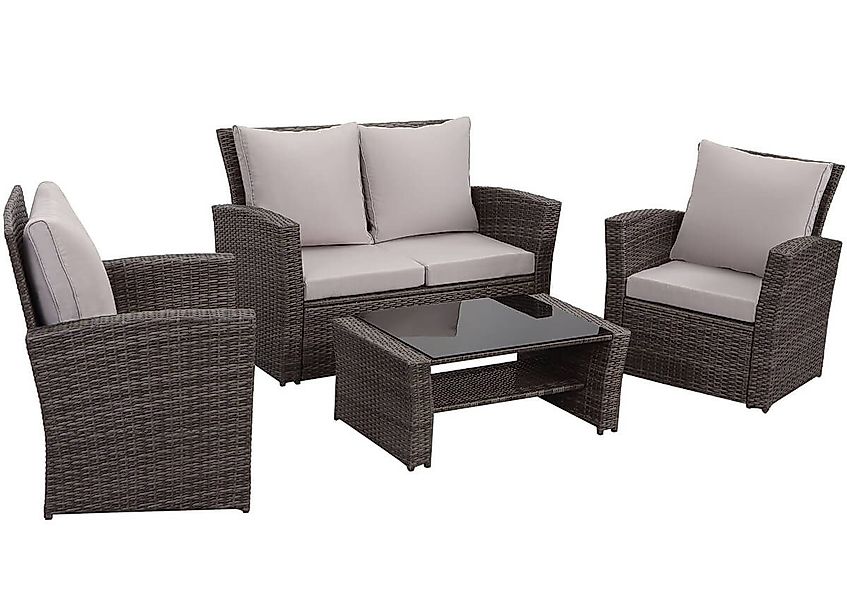 MeXo Loungeset Gartenmöbel Set aus handgefertigtem günstig online kaufen