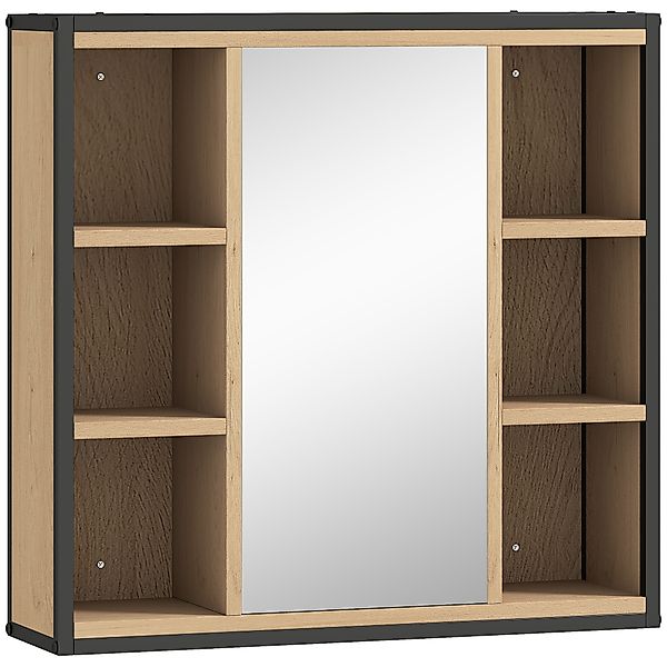 HOMCOM Spiegelschrank, Badezimmerschrank mit Spiegel, 60x16x58,5 cm Industr günstig online kaufen