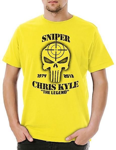 Urban Backwoods Print-Shirt Chris Kyle The Legend Herren T-Shirt Sniper Sch günstig online kaufen