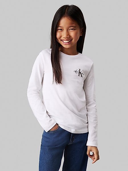 Calvin Klein Jeans Langarmshirt Chest Monologo günstig online kaufen