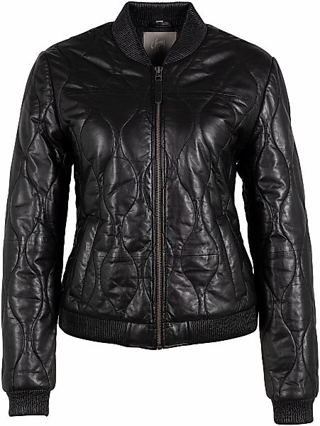 Mauritius Lederjacke "GWMailisa" mit typischen Bomberjacke Details, Wattier günstig online kaufen