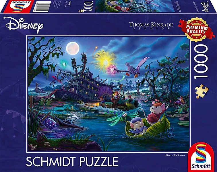 Schmidt Spiele Puzzle Disney, The Rescuers, 1000 Puzzleteile günstig online kaufen