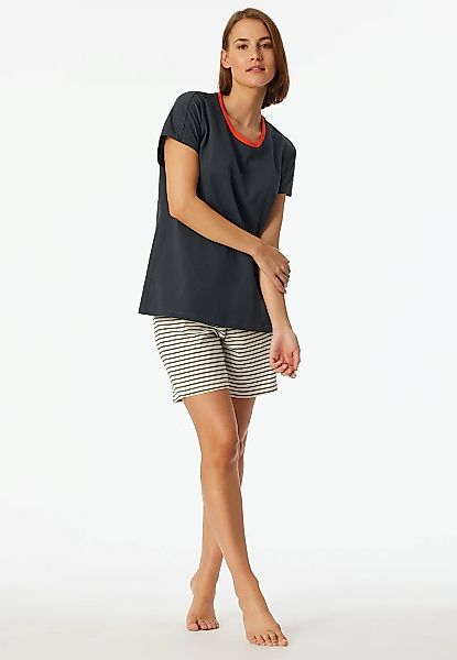 Schiesser Shorty ""Casual Essentials"", (2 tlg.), mit unifarbenem Shirt und günstig online kaufen