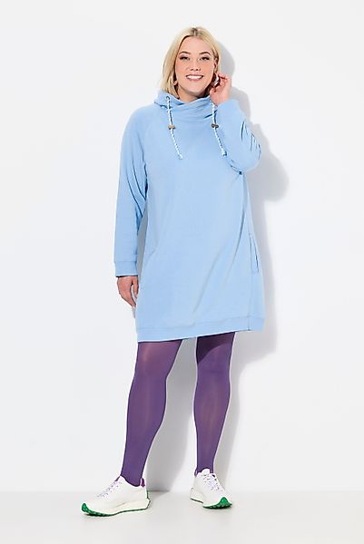 Ulla Popken Jerseykleid Sweatkleid Stehkragen Langarm günstig online kaufen