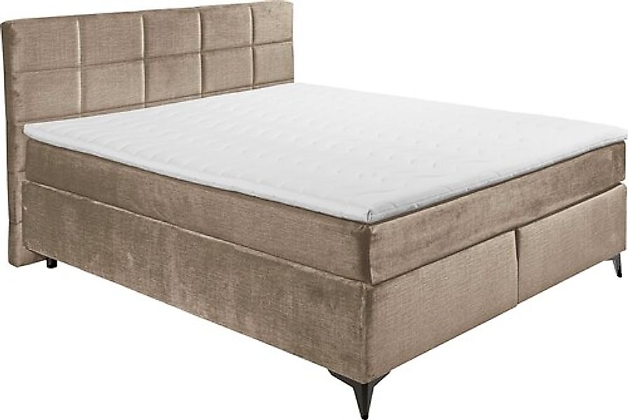 ED EXCITING DESIGN Boxspringbett »Navarra« wahlweise mit Matratze günstig online kaufen