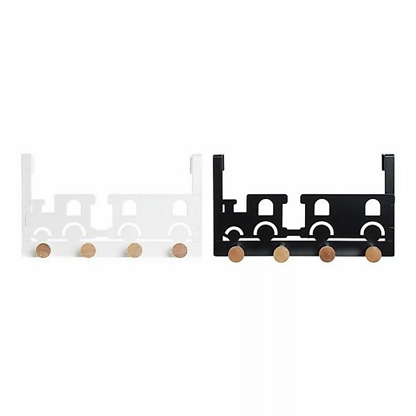 Jackenaufhänger Für Türen Dkd Home Decor Eisenbahn Metall Holz Mdf (2 Pcs) günstig online kaufen