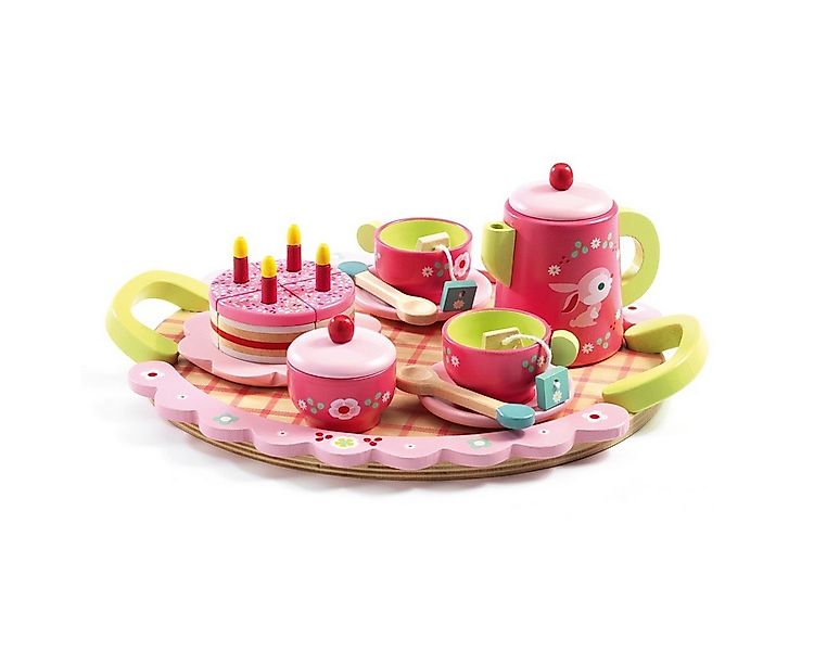 DJECO Kinder-Küchenset Teeservice Lili Rose ab 3 Jahren Rollenspiel Lernspi günstig online kaufen