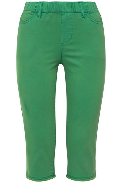 Laurasøn Funktionshose Caprihose Jeggings Fransensaum Elastikbund günstig online kaufen