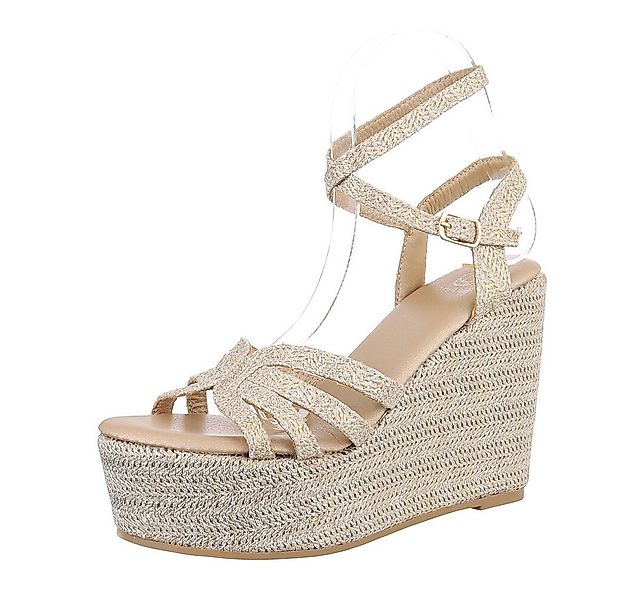 Ital-Design Damen Freizeit Plateausandaletten (86706461) Keilabsatz/Wedge K günstig online kaufen