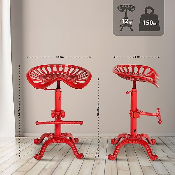 CLP Barhocker Butch (2er Set, 2 günstig online kaufen