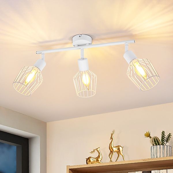 ZMH Deckenleuchte Wohnzimmer 3 Flammig Vintage günstig online kaufen