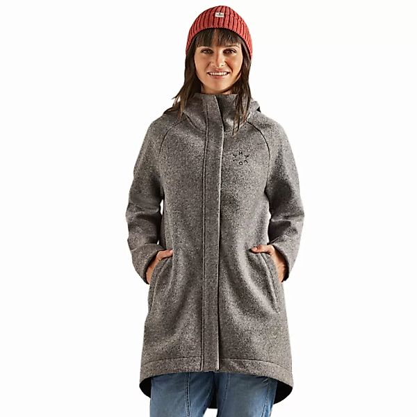 Maloja LupiciaM Alpine Wool Coat Grey Melange günstig online kaufen