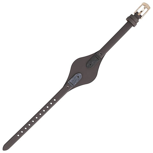 Fossil Uhrenarmband 8mm Leder Grau ES-3077 günstig online kaufen