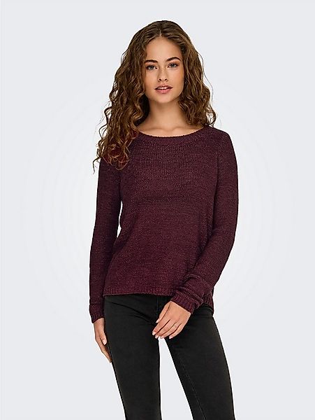 ONLY Strickpullover ONLGEENA XO L/S PULLOVER KNT NOOS Materialmix, regular günstig online kaufen