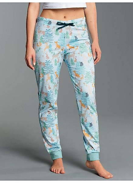 Trigema Schlafanzug "TRIGEMA Schlafanzughose mit Allover-Print", 1 Stk. günstig online kaufen