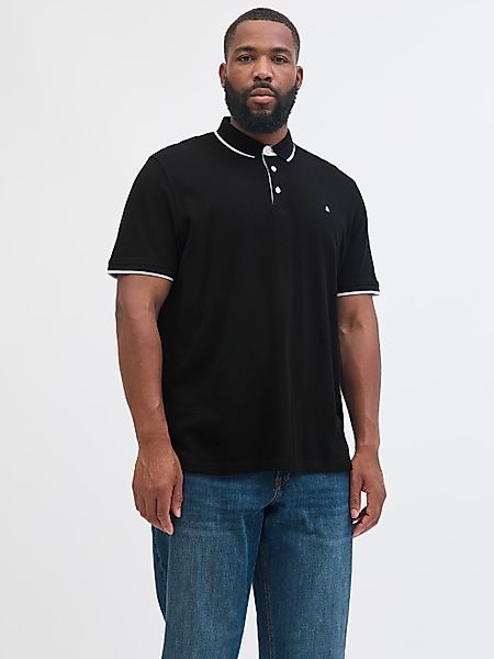 Jack & Jones PlusSize Poloshirt "JJEPAULOS POLO SS NOOS PLS" mit Logo Stick günstig online kaufen