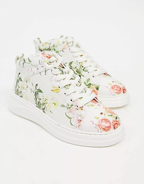 Fiorelli – Pippa– Hohe Sneaker mit Blumenmuster-Mehrfarbig günstig online kaufen