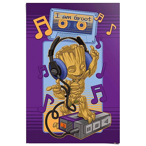 Reinders Poster "Guardians of the Galaxy - groot cassette" günstig online kaufen
