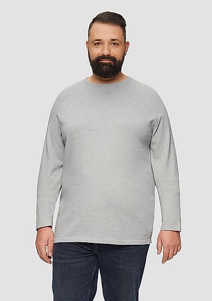 s.Oliver Longpullover Strickpullover Feinstrickpullover mit Raglanärmeln günstig online kaufen