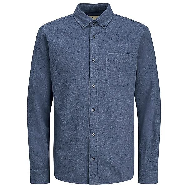 Jack&Jones Freizeithemd aus Baumwolle Farbe blau Größe: 7XL günstig online kaufen