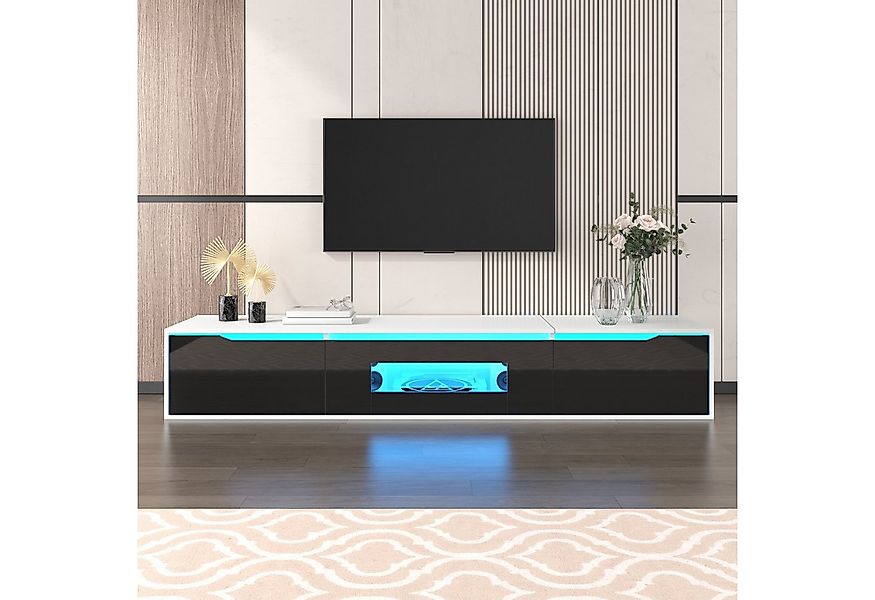 ANYSUN Lowboard Hochglanz-TV-Schrank,stehend und hängend TV Möbel 180*30*35 günstig online kaufen