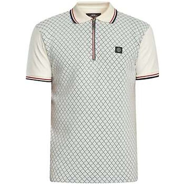 Trojan  Poloshirt Ottoman-Jacquard-Panel-Poloshirt günstig online kaufen