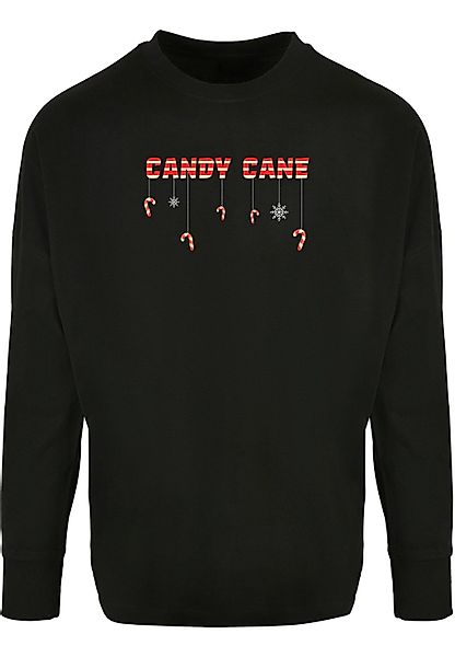 Merchcode Longsleeve "Merchcode Herren Candy Cane Oversized Cut On Sleeve L günstig online kaufen