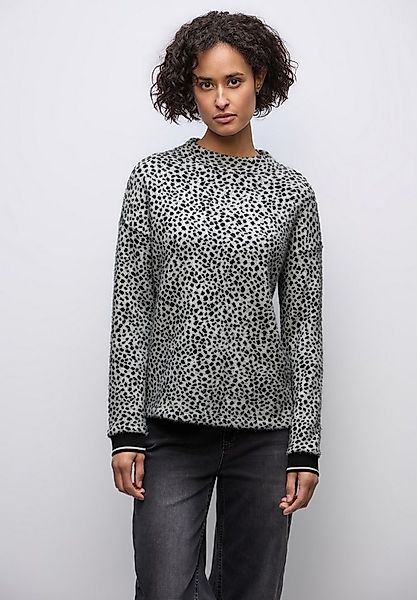 STREET ONE Langarmshirt im angesagten Leo-Look günstig online kaufen