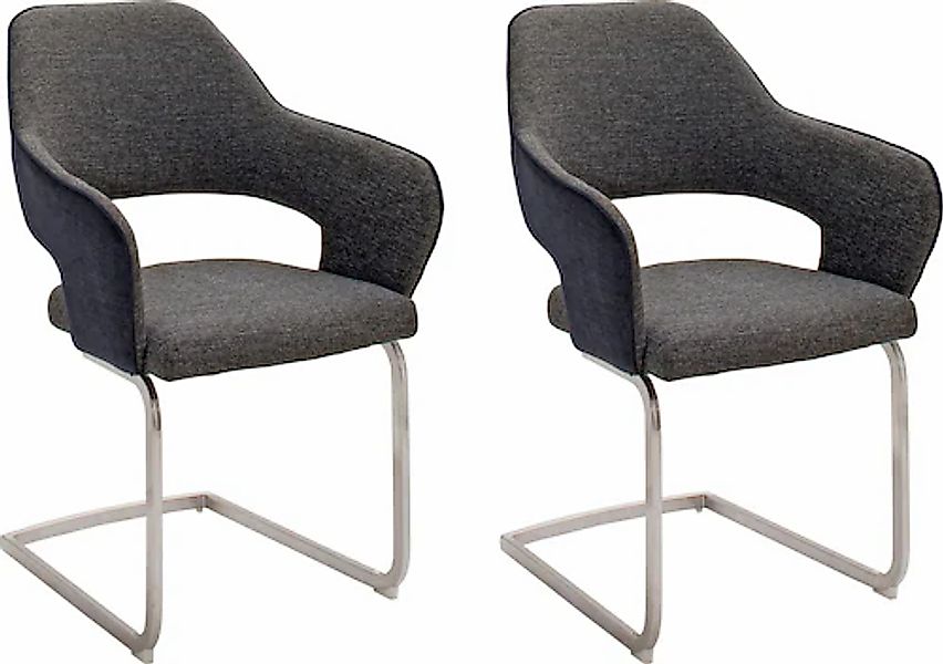 MCA furniture Freischwinger »NEWCASTEL« (Set) 2 Stk.Stuhl belastbar bis 120 günstig online kaufen